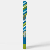 シボカラフルロンとグリーンブルー名前をカスタムする Case-Mate iPhoneケース (裏面 / 右)