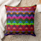シボカラフルロンストライプレザールック クッション (ブランケット)