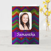 シボカラフルロン写真テンプレート カード (黄色い花)