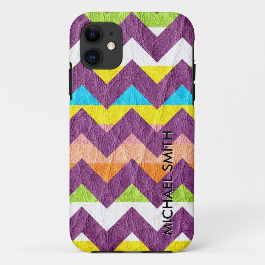 シボカラフルロン革 Case-Mate iPhoneケース (裏面)