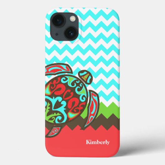 シボスタイリッシュロン&ウミガメカスタムiPhoneケース Case-Mate iPhoneケース (裏面)