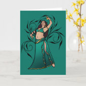 シボニーベリーダンサー女神 カード (黄色い花)