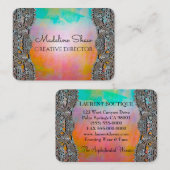 シボモアストシャーエレガントプロフェッショナル 名刺 (正面/裏面)