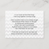 シボモダンロングラデーションイエロー願い井戸カード エンクロージャーカード (裏面)