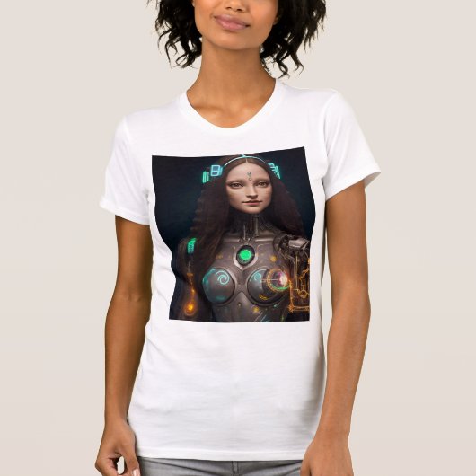 シボモダンロ白熱［赤熱］光を放つグモナ Tシャツ (正面)