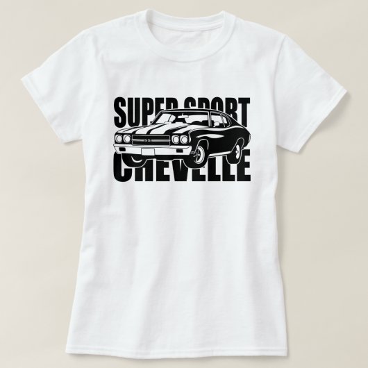 シボレーすごいスポートシェベル1970 Tシャツ (デザイン正面)