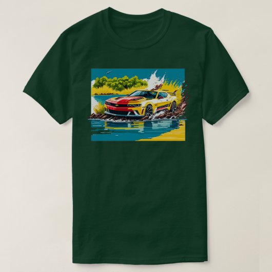 シボレーカマロ5 Tシャツ (デザイン正面)