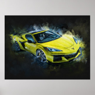 シボレーコルベットZ06 ポスター