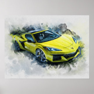 シボレーコルベットZ06 ポスター