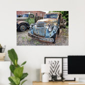 シボレー平板トラック1946 ポスター (ホームオフィス)