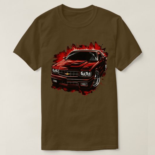 シボレー車 Tシャツ (デザイン正面)
