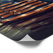 シボレー3100ローライダーボムシボートラックのローライダー ポスター (角)