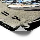 シボレー3100ローライダー爆弾トラックポスター ポスター (角)