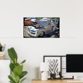 シボレー3100ローライダー爆弾トラックポスター ポスター (ホームオフィス)