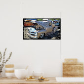 シボレー3100ローライダー爆弾トラックポスター ポスター (キッチン)