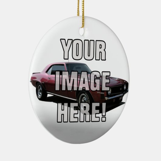 シボレー・カマロの写真-あなたの車を加えて下さい セラミックオーナメント (右)