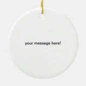 シボレー・カマロの写真-あなたの車を加えて下さい セラミックオーナメント (裏面)