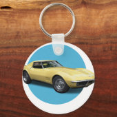 シボレー コルベット キーホルダー (正面)
