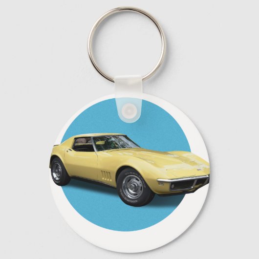 シボレー コルベット キーホルダー (正面)