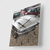 シボレー・コルベット スクエア壁時計 (傾斜)