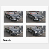 シボレー・コルベット 長方形シール (シート)