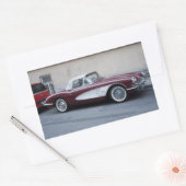 シボレー・コルベット 長方形シール (封筒)