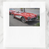 シボレー・コルベット 長方形シール (バッグ)