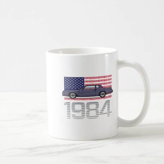 シボレー モンテカルロ ブルー 1984 コーヒーマグカップ (右)