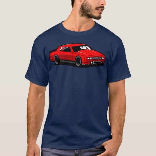 シボレー モンテカルロ レーシング カーの友達 Tシャツ (正面)