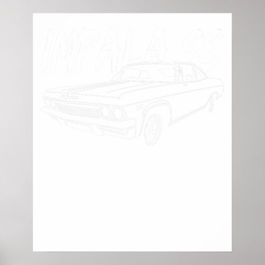 シボレー 1965 Impala ss 1 ポスター (正面)