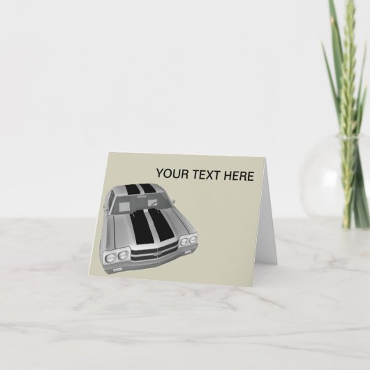 シボレーChevelle SS カード (正面)