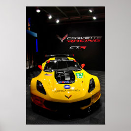 シボレーCorvette C7.R前面 ポスター
