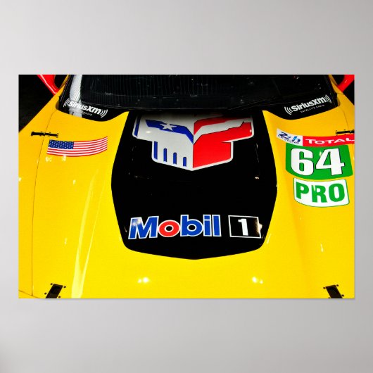 シボレーCorvette C7.R前面 ポスター (正面)