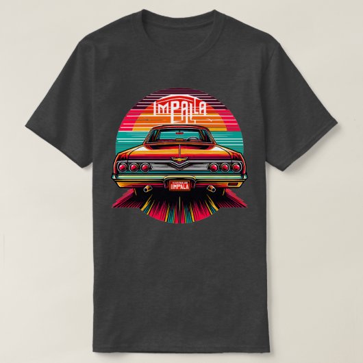シボレーImpala 3 Tシャツ (デザイン正面)