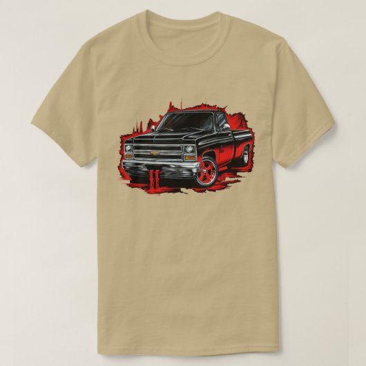 シボレーSilverado 3 Tシャツ (デザイン正面)