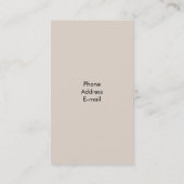 シボロンソフト 名刺 (裏面)