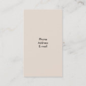 シボロンソフト 名刺 (裏面)