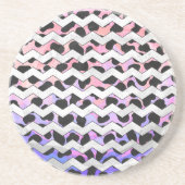 シボロンピンクとブラックダルメーションズ コースター (正面)