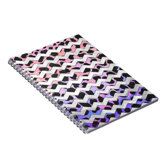 シボロンピンクとブラックダルメーションズ ノートブック (右側)