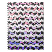 シボロンピンクとブラックダルメーションズ ノートブック (正面)