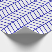 シボロンラッピング紙王室の – 青（白） |XL| ラッピングペーパー (角)