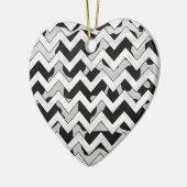 シボロン牛の白黒 セラミックオーナメント (左)