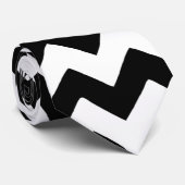 シボロン白黒 ネクタイ (ロール)