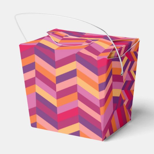 シボロン紫オレンジ色の赤いサンプルギフトボックス フェイバーボックス (裏面サイド)