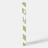 シボロン緑の白いパターン Case-Mate iPhoneケース (裏面 / 左)