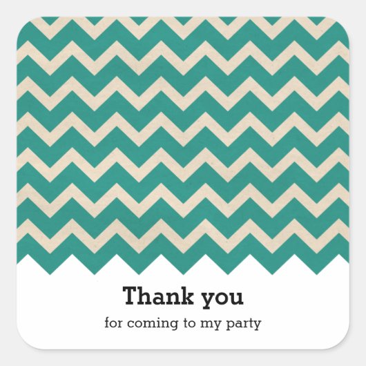 シボロン緑 スクエアシール (正面)