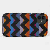 シボ数々のロンのジグザグ型ストライプパターン Case-Mate iPhoneケース (裏面(横))