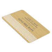 シボ素朴ロン日付磁石、アイボリー マグネット (右側)