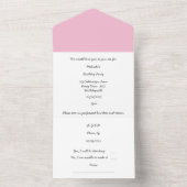 シマかわいらしリングB'flyオールインワン誕生日招待状 オールインワン招待状 (内側)