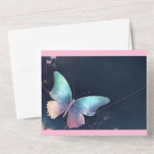 シマかわいらしリングB'flyオールインワン誕生日招待状 オールインワン招待状 (裏面)